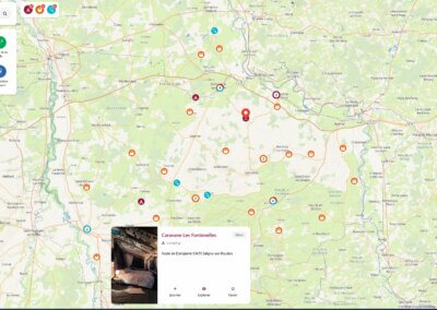 Cartographie interactive de l Office du Tourisme L Abel Destination (Allier)
