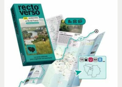 Cartographie de randonnée : 100 randos à pied en île de France