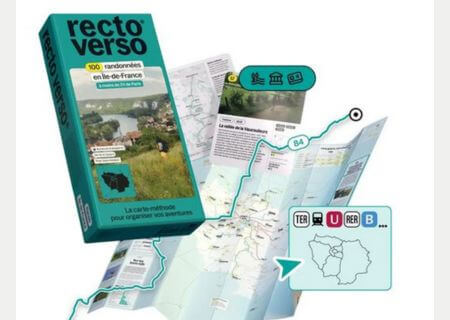 Cartographie de randonnée : 100 randos à pied en île de France